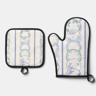 Set De Manoplas Oven Mitt y Pot Holders