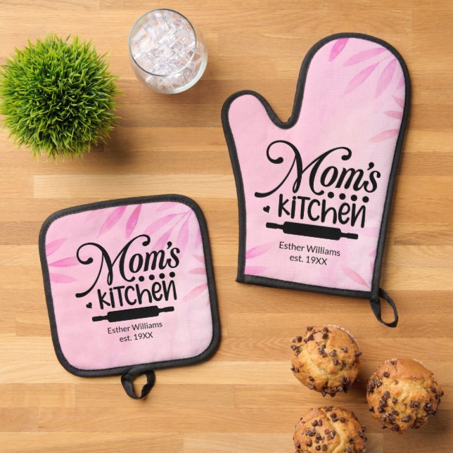 Set De Manoplas Oven Mitt y Pot Holders (De arriba hacia abajo)