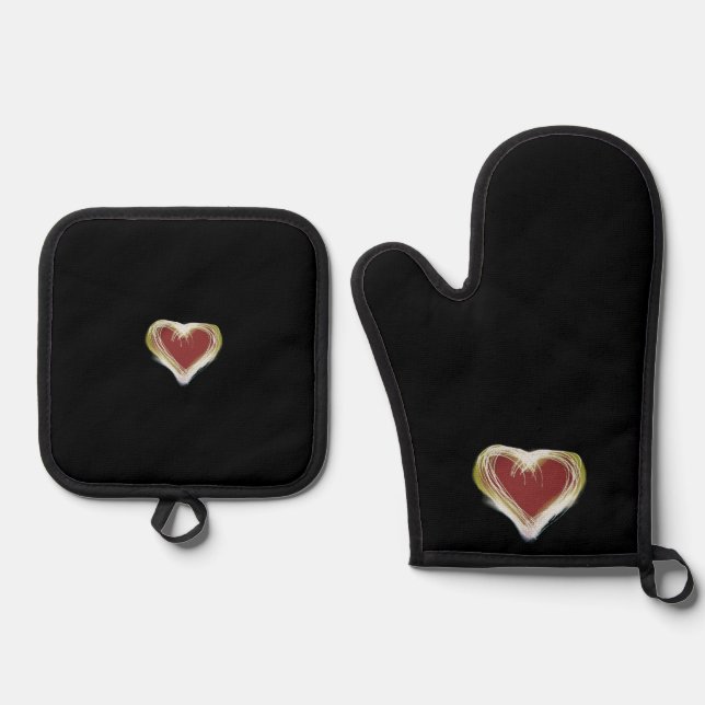 Set De Manoplas Oven Mitt y Pot Holders (Anverso)
