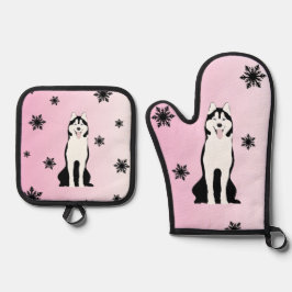 Set De Manoplas Oven Mitt y Pot Holders