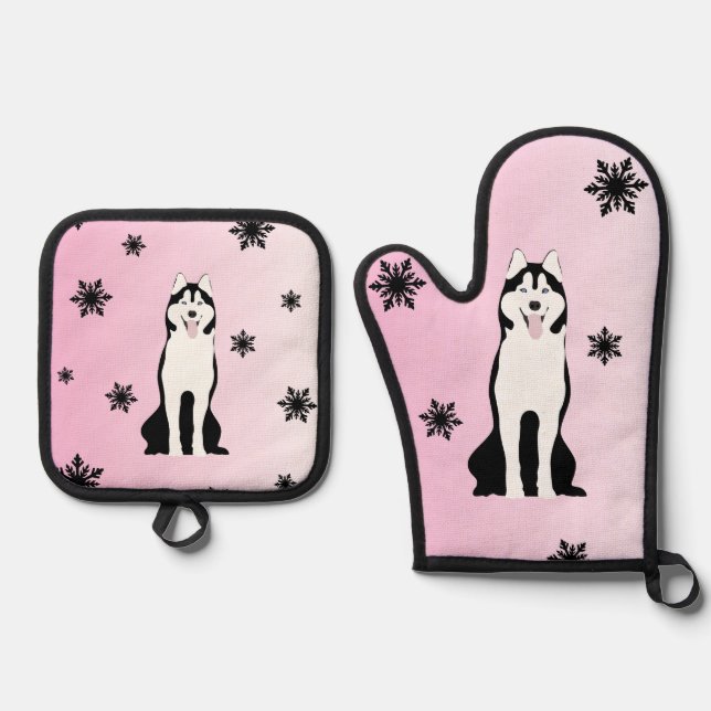 Set De Manoplas Oven Mitt y Pot Holders (Anverso)