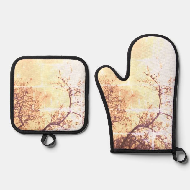 Set De Manoplas Oven Mitt y Pot Holders (Anverso)