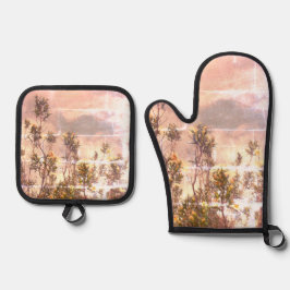 Set De Manoplas Oven Mitt y Pot Holders