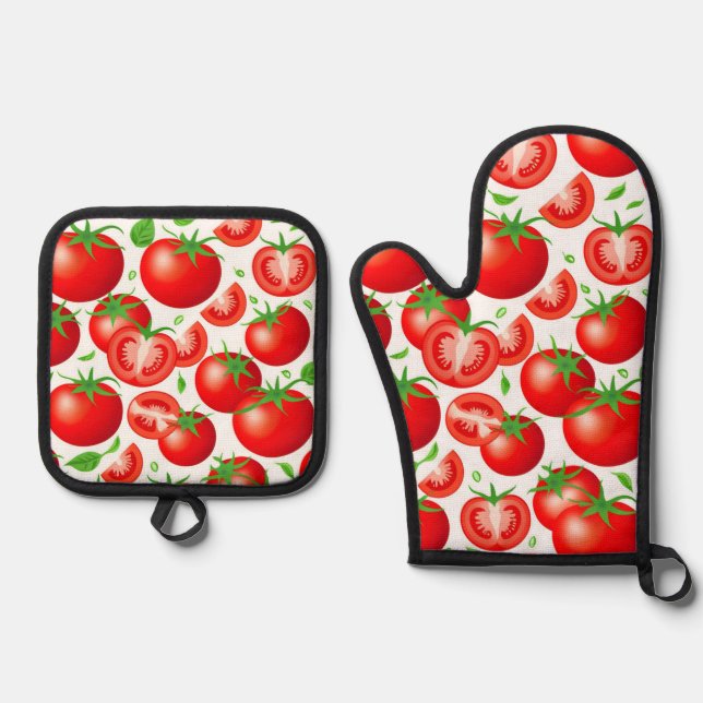 Set De Manoplas Oven Mitt y Pot Holders (Anverso)