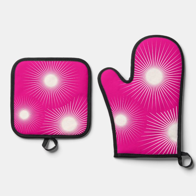 Set De Manoplas Oven Mitt y Pot Holders (Anverso)