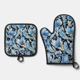 Set De Manoplas Oven Mitt y Pot Holders