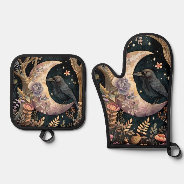 Set De Manoplas Oven Mitt y Pot Holders (Anverso)