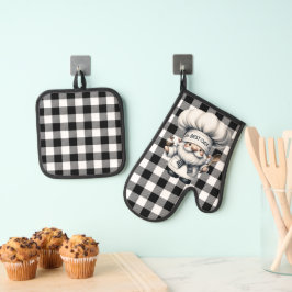 Set De Manoplas Oven Mitt y Pot Holders