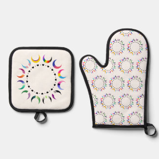Set De Manoplas Oven Mitt y Pot Holders