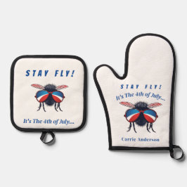 Set De Manoplas Oven Mitt y Pot Holders