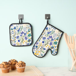 Set De Manoplas Oven Mitt y Pot Holders