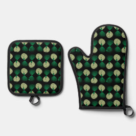 Set De Manoplas Oven Mitt y Pot Holders
