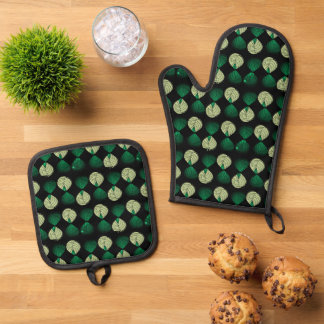 Set De Manoplas Oven Mitt y Pot Holders