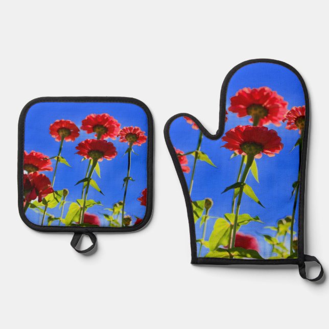 Set De Manoplas Oven Mitt y Pot Holders (Anverso)