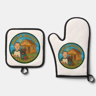 Set De Manoplas Oven Mitt y Pot Holders