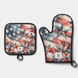 Set De Manoplas Oven Mitt y Pot Holders