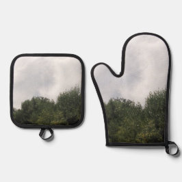 Set De Manoplas Oven Mitt y Pot Holders