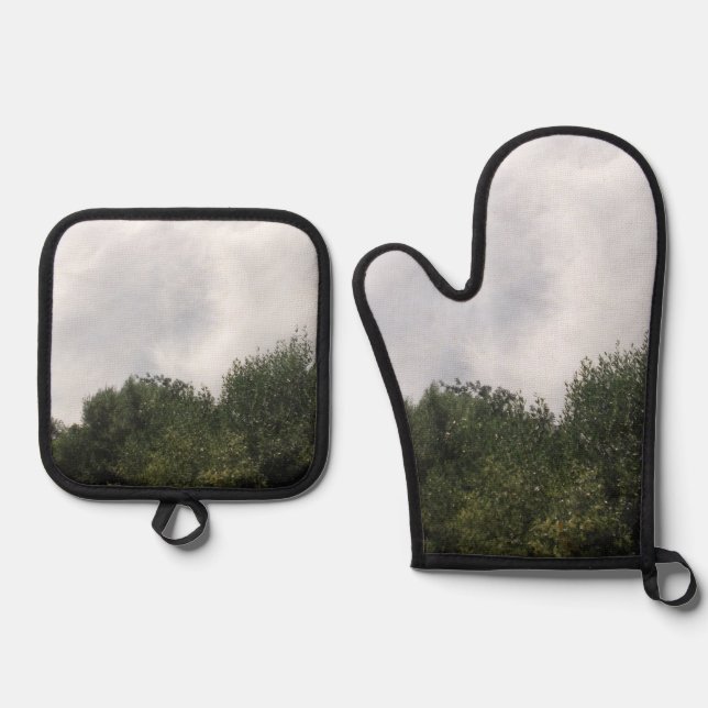 Set De Manoplas Oven Mitt y Pot Holders (Anverso)