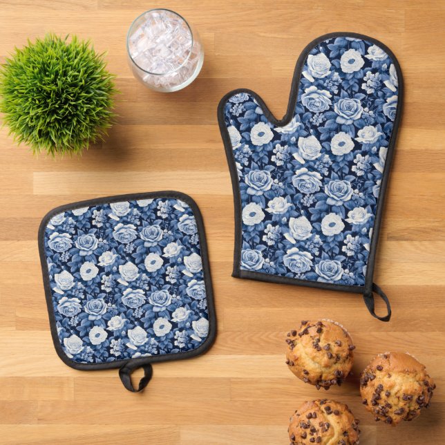 Set De Manoplas Oven Mitt y Pot Holders (De arriba hacia abajo)