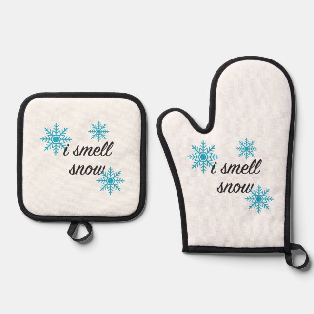 Set De Manoplas Oven Mitt y Pot Holders (Anverso)