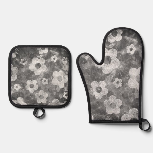 Set De Manoplas Oven Mitt y Pot Holders (Anverso)