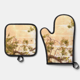 Set De Manoplas Oven Mitt y Pot Holders