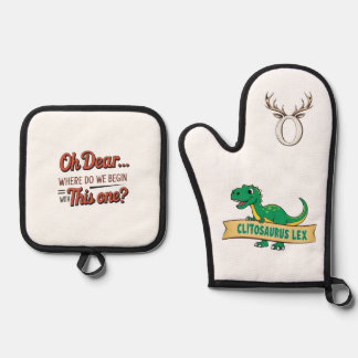 Set De Manoplas Oven Mitts & Pot Holder