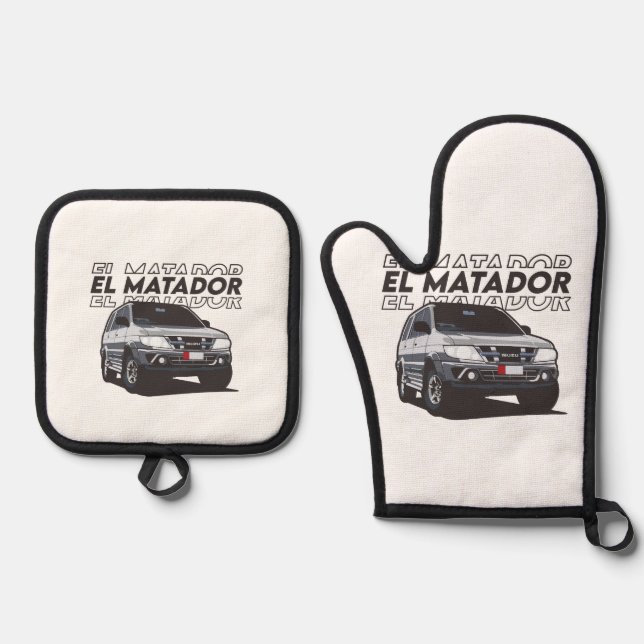 Set De Manoplas Oven Mitts & Pot Holders (Anverso)