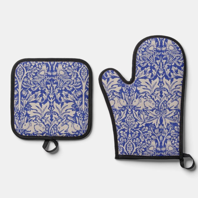 Set De Manoplas Paloma & Conejo, Morris (Anverso)