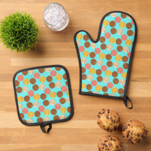 Set De Manoplas Pan Dulce Conchas Mexicanas