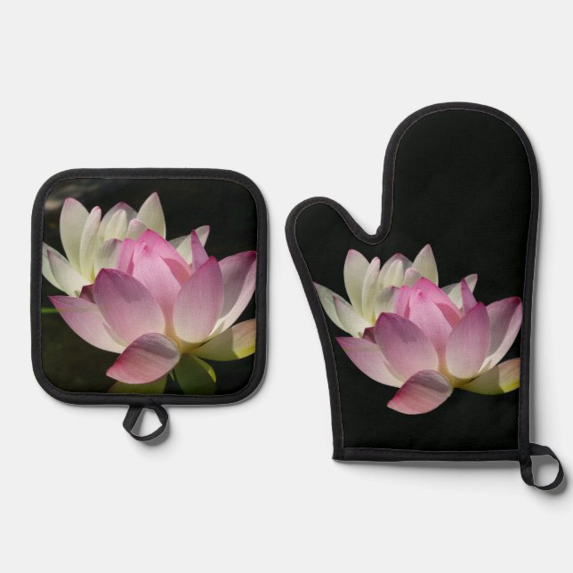 Set De Manoplas Pareja de flores de Lotus II (Anverso)