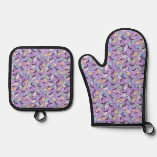 Set De Manoplas Pastel Ghosts Apron Kitchen Essential
