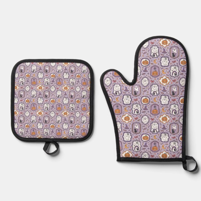 Set De Manoplas Pastel Haunts & Whimsical Spirits (Anverso)
