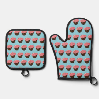 Set De Manoplas Pastel rosa de Frost