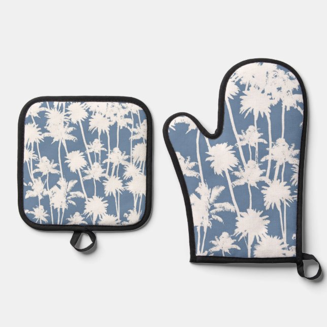 Set De Manoplas Patrón de árbol de palma (Anverso)