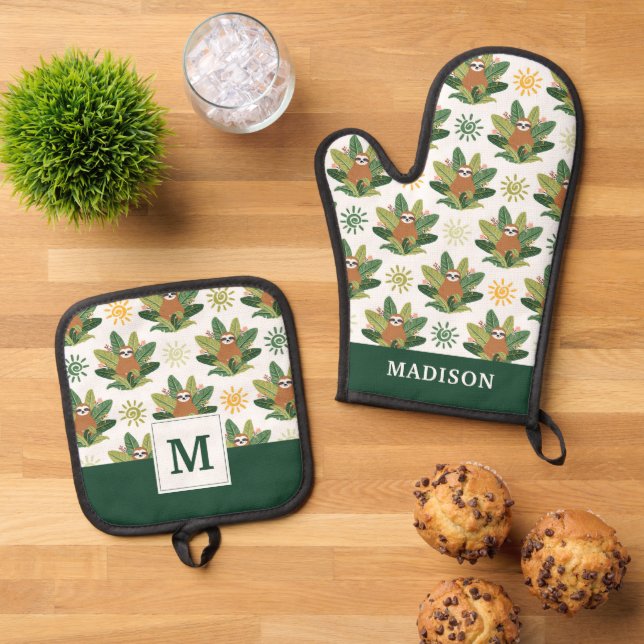 Set De Manoplas Patrón de eslora tropical (De arriba hacia abajo)