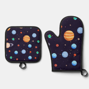 Set De Manoplas Patrón de espacio