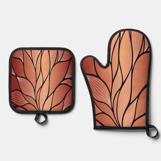 Set De Manoplas Patrón de permiso de bronce de cobre ruso (Anverso)