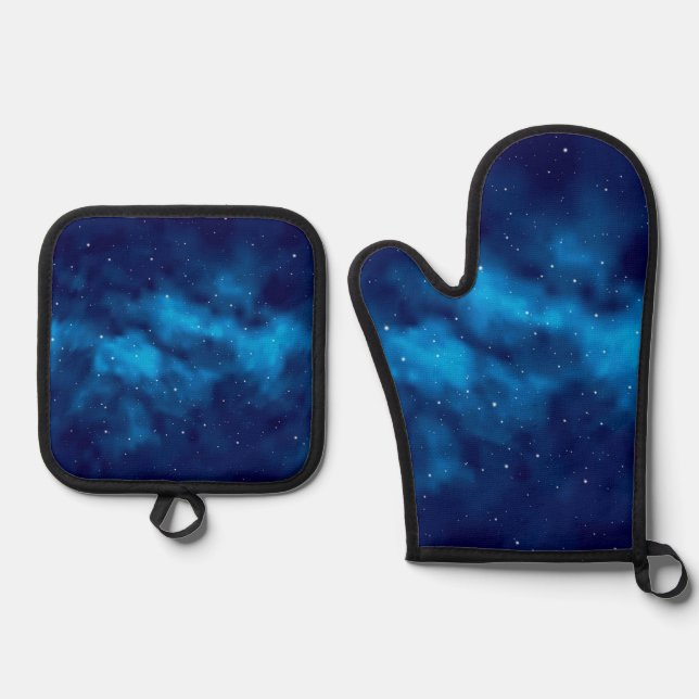 Set De Manoplas Patrón espacial (Anverso)