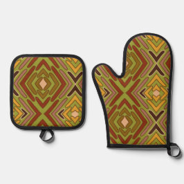 Set De Manoplas Patrón Étnico Tribal del Suroeste