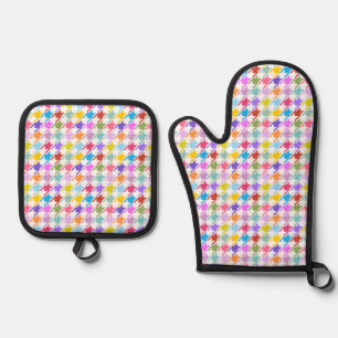 Set De Manoplas Patrón Multicolor de galga dorsal