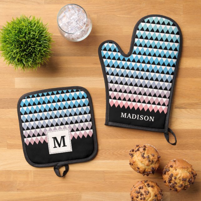 Set De Manoplas Patrón tribal azteca ombre (De arriba hacia abajo)