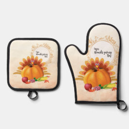 Set De Manoplas pavo