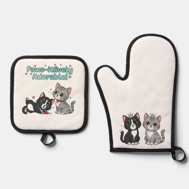 Set De Manoplas Paws-itiively Adorable! (Anverso)