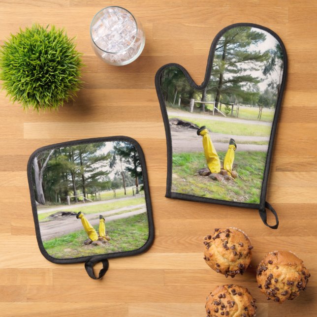 Set De Manoplas Perdido en el jardín otra vez (De arriba hacia abajo)