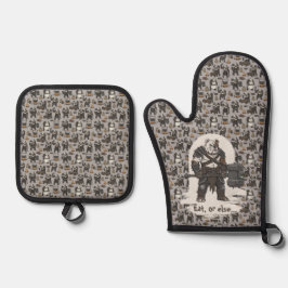 Set De Manoplas perro gladiador Bulldog Americano aventurero