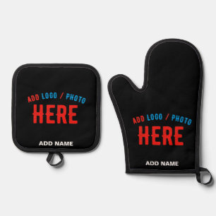 SET DE MANOPLAS PERSONALIZABLE MODERNO ESTILO NEGRO VERIFICADO MAR