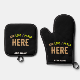 SET DE MANOPLAS PERSONALIZABLE MODERNO ESTILO NEGRO VERIFICADO MAR
