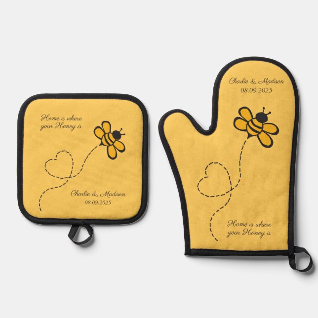 Set De Manoplas Personalizado Texto Ama (Anverso)