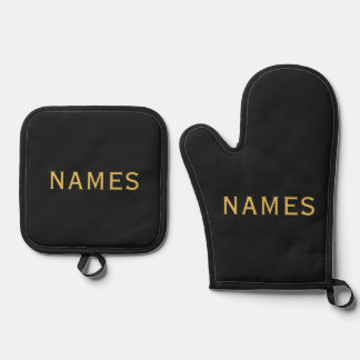 Set De Manoplas Personalizados con 2 apellidos o apodo en ellos